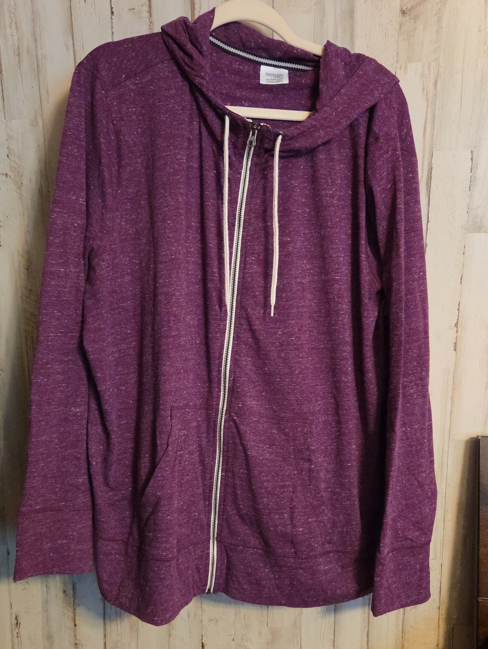 Danskin Heathered Plum Women's Zip Hoodie